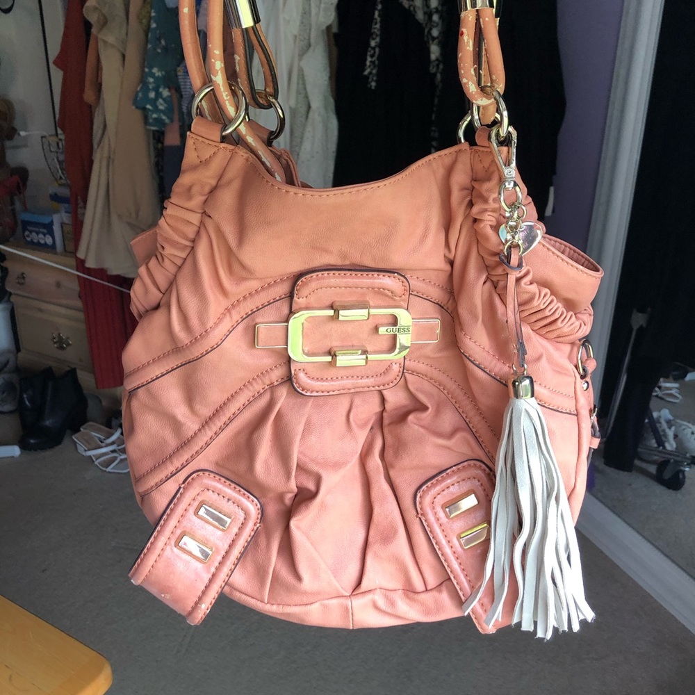 Pink shoulder bag